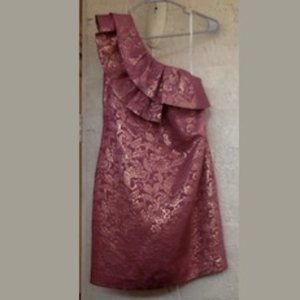 Lilly Pulitzer One Shoulder Pink Party Dress